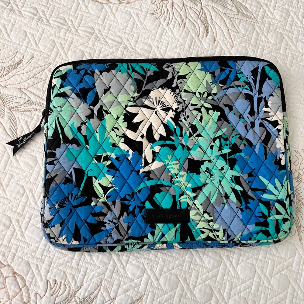 Vera Bradley Laptop Sleeve Camofloral Travel Bag Insert Work Office